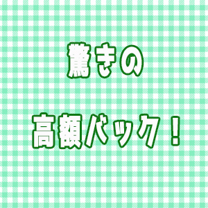 驚きの高額バック