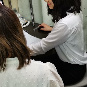 女性スタッフがいます！
