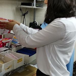 ③女性スタッフ常駐！