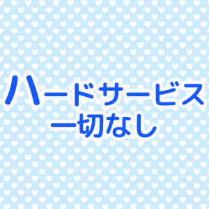 ハードサービス一切なし