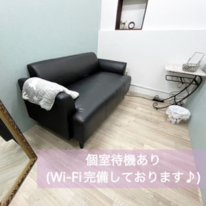 綺麗な個室でほかの女の子と顔を合わせなくて済みます