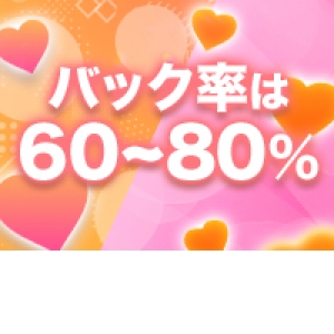 バック率は60～80％