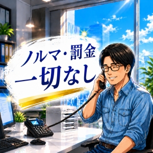 ノルマ・罰金一切なし✨