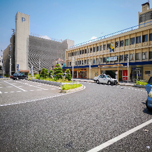 駅前広々ロータリー♪