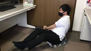 「かわべ」の【腹筋チャレンジ】