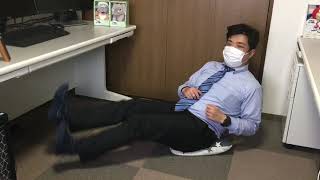クロちゃん！【腹筋チャレンジ】です